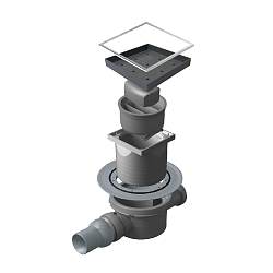 Фото Душевой трап Pestan Confluo Standard Dry 2 Ceramic 13000108 хром