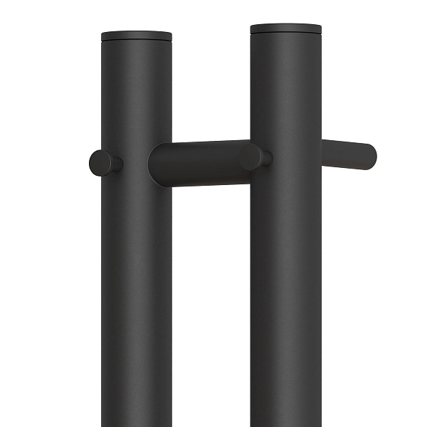 Полотенцесушитель электрический Point Деметра П3 8x120 черный , изображение 4