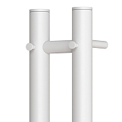 Полотенцесушитель электрический Point Деметра П3 8x120 белый , изображение 4