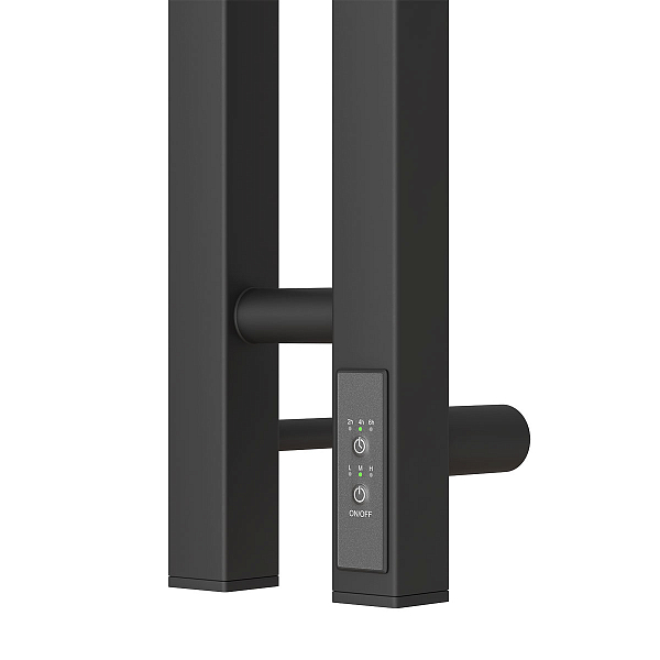 Полотенцесушитель электрический Point Гермес П3 8x120 черный , изображение 3