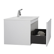 Тумба с раковиной Black&White Universe U918.900-2 90 белый , изображение 4