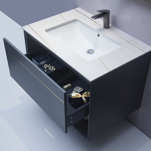 Тумба с раковиной Orans BC-1125-800 80 серый , изображение 4