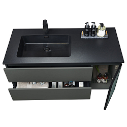 Фото Тумба с раковиной Orans BC-2055-1000L 100 L серый