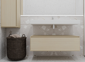 Фото Тумба под раковину Armadi Art Flat 100 дуб светлый
