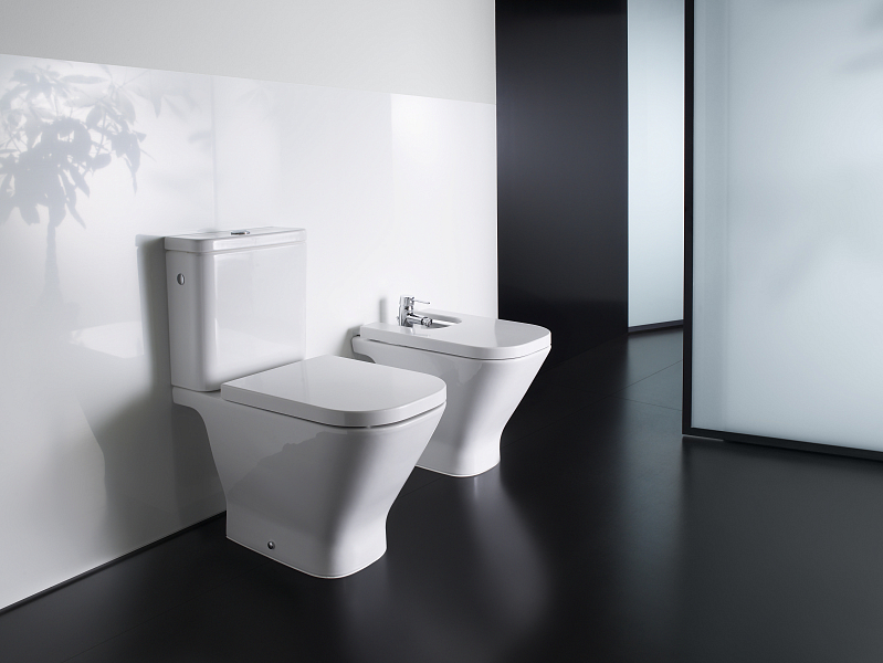 Унитаз-компакт Roca The Gap 342477000 без бачка и сиденья , изображение 8