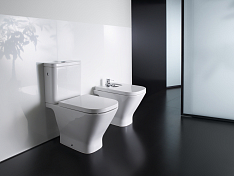 Унитаз-компакт Roca The Gap 342477000 без бачка и сиденья , изображение 8