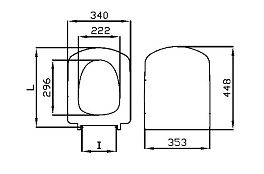 Крышка-сиденье Roca Dama Senso ZRU9000040 , изображение 4