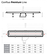 Душевой лоток Pestan Confluo Premium Line 13100117 75 см , изображение 8
