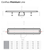 Душевой лоток Pestan Confluo Premium Line 13000282 55 см , изображение 10
