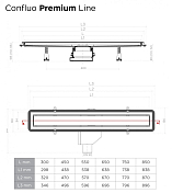 Душевой лоток Pestan Confluo Premium Line 13100119 30 см , изображение 12