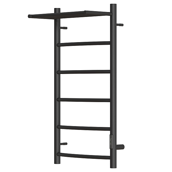 Полотенцесушитель электрический Point Афина П5 40x80 черный , изображение 3
