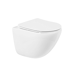 Фото Комплект BelBagno Amanda BB051CHR/BB051SC/BB002-80/BB014-SR-BIANCO кнопка смыва белая