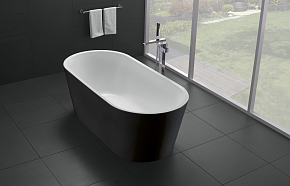 Фото Акриловая ванна BelBagno BB71-1800-NERO-W0 180х80