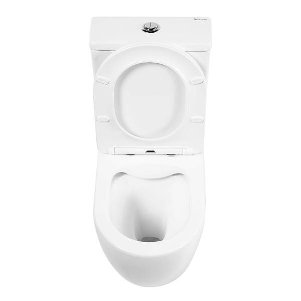 Унитаз-компакт BelBagno Amanda безободковый , изображение 4