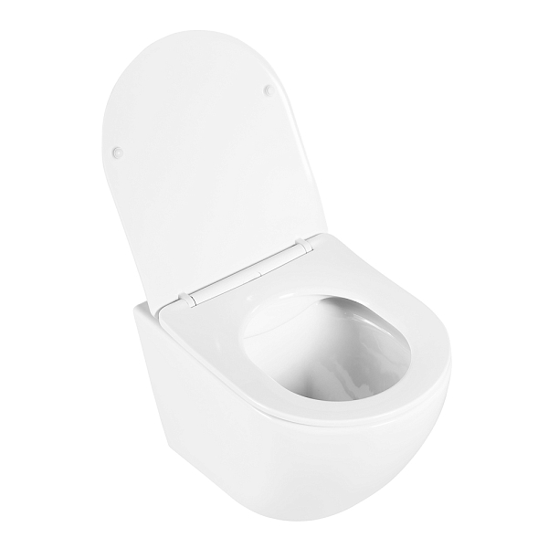 Унитаз подвесной BelBagno Uno безободковый , изображение 4