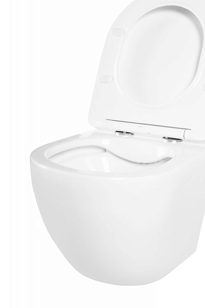 Унитаз подвесной BelBagno Uno безободковый , изображение 5