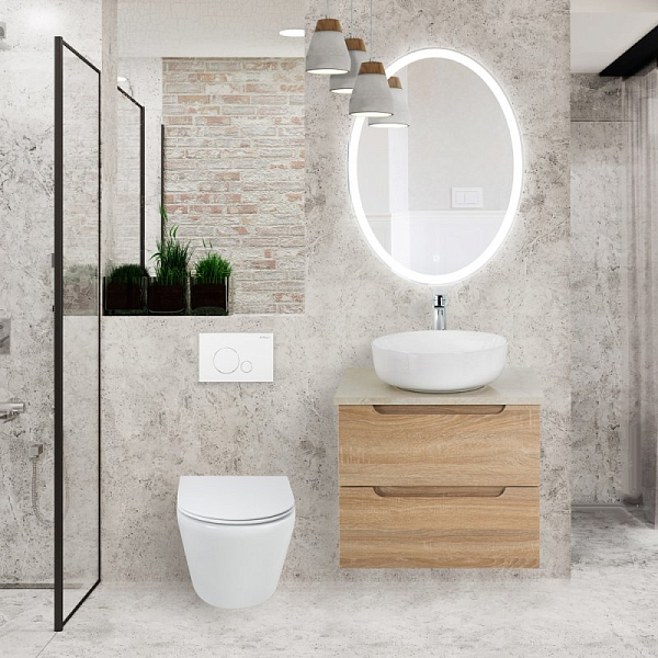 Унитаз подвесной BelBagno Tre безободковый , изображение 9