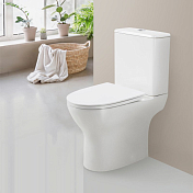 Изображение Унитаз-компакт BelBagno Lounge безободковый Унитаз-компакт BelBagno Lounge безободковый , изображение 9