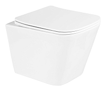 Унитаз подвесной BelBagno Due безободковый , изображение 1
