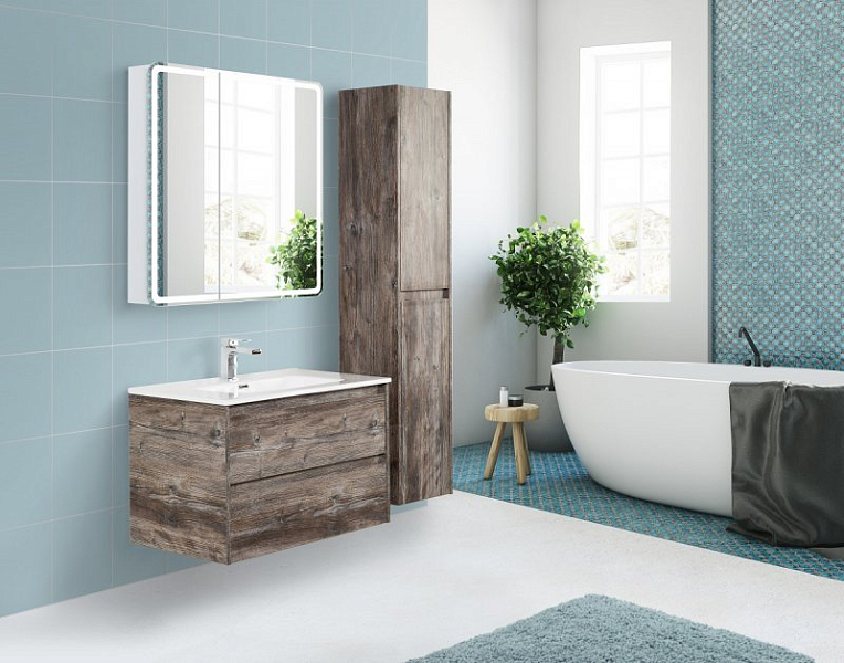 Зеркало-шкаф BelBagno Marino SPC-MAR-800/800-2A-LED-TCH , изображение 15
