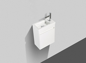 Фото Тумба под раковину BelBagno Pietra Mini 40 R подвесная, bianco lucido
