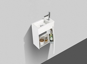 Фото Тумба под раковину BelBagno Pietra Mini 40 R подвесная, bianco lucido