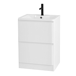 Фото Тумба под раковину BelBagno Albano 70 напольная, bianco lucido