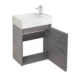 Фото Тумба под раковину BelBagno Kraft Mini 50 R подвесная, cemento grigio