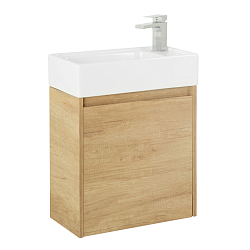 Фото Тумба под раковину BelBagno Kraft Mini 50 R подвесная, rovere nebrasca nature