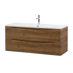 Фото Тумба под раковину BelBagno Acqua 120 подвесная, rovere rustico
