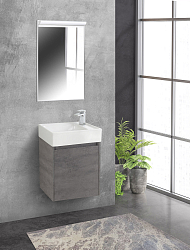 Фото Тумба под раковину BelBagno Kraft Mini 50 L подвесная, cemento grigio