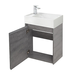 Фото Тумба под раковину BelBagno Kraft Mini 50 L подвесная, cemento grigio