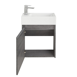 Фото Тумба под раковину BelBagno Kraft Mini 50 L подвесная, cemento grigio