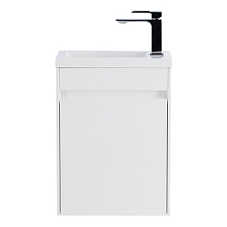 Фото Тумба под раковину BelBagno Pietra Mini 40 L подвесная, bianco lucido