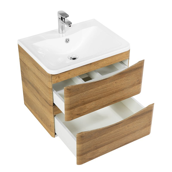 Тумба под раковину BelBagno Acqua 60 подвесная, rovere rustico , изображение 5