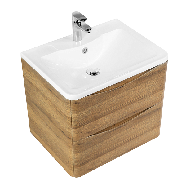 Тумба под раковину BelBagno Acqua 60 подвесная, rovere rustico , изображение 3