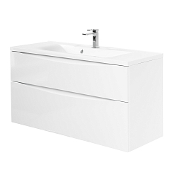 Фото Тумба под раковину BelBagno Marino-H60 110 подвесная, bianco lucido