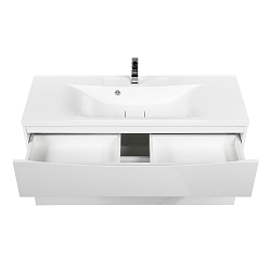 Фото Тумба под раковину BelBagno Marino-H60 110 подвесная, bianco lucido
