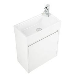 Фото Тумба под раковину BelBagno Kraft Mini 50 R подвесная, bianco opaco