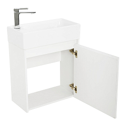 Фото Тумба под раковину BelBagno Kraft Mini 50 R подвесная, bianco opaco