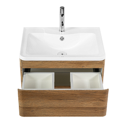Фото Тумба под раковину BelBagno Albano 70 подвесная, rovere rustico