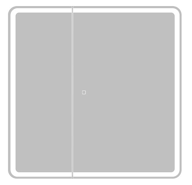 Зеркало-шкаф BelBagno Marino SPC-MAR-800/800-2A-LED-TCH , изображение 1