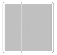 Изображение Зеркало-шкаф BelBagno Marino SPC-MAR-800/800-2A-LED-TCH Зеркало-шкаф BelBagno Marino SPC-MAR-800/800-2A-LED-TCH , изображение 1