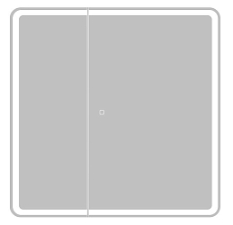 Фото Зеркало-шкаф BelBagno Marino SPC-MAR-800/800-2A-LED-TCH
