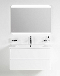 Фото Тумба под раковину BelBagno Albano-Cer 105 подвесная, bianco lucido