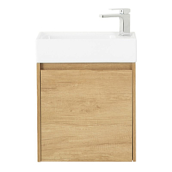 Фото Тумба под раковину BelBagno Kraft Mini 50 L подвесная, rovere nebrasca nature