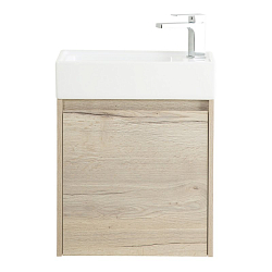 Фото Тумба под раковину BelBagno Kraft Mini 50 R подвесная, rovere galifax bianco
