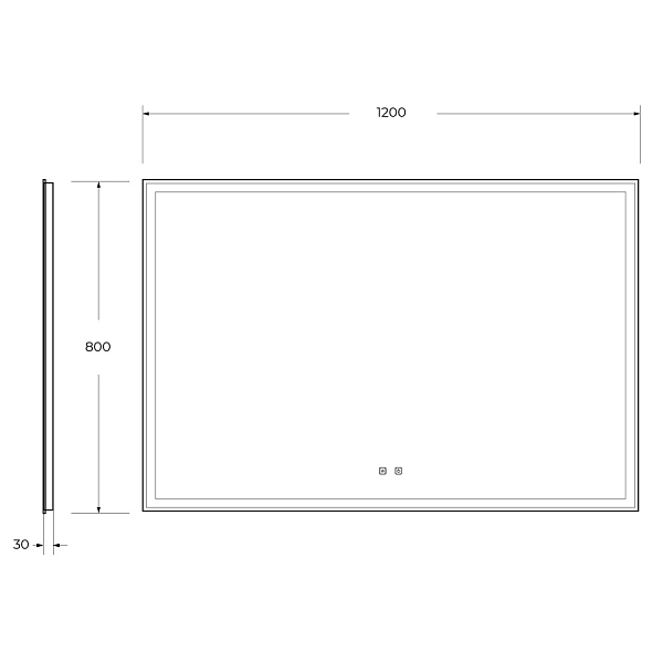 Зеркало BelBagno SPC-GRT-1200-800-LED-TCH-SND , изображение 10