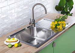 Изображение Мойка кухонная Omoikiri Haruna 86-IN нержавеющая сталь Мойка кухонная Omoikiri Haruna 86-IN нержавеющая сталь , изображение 2