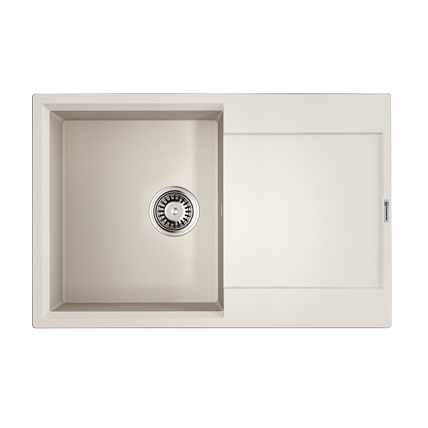 Мойка кухонная Omoikiri Daisen 78T-WH белый , изображение 1